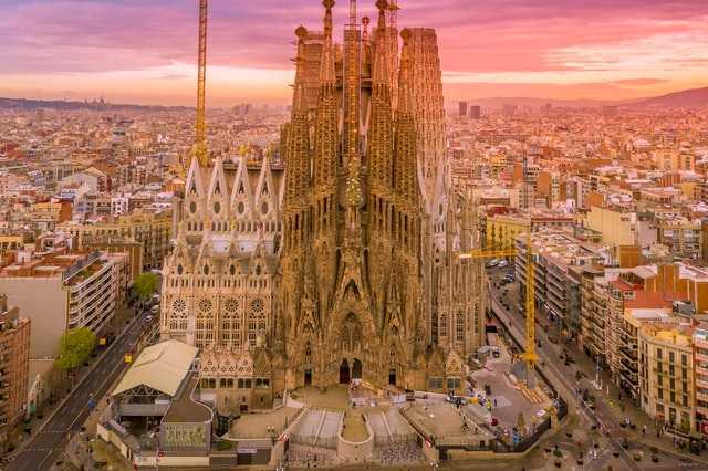 Hito de la Sagrada Familia Barcelona